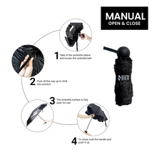Load image into Gallery viewer, Shigetsu WAKKANAI UV Protection Manual Umbrella Retractable Folding for men and women