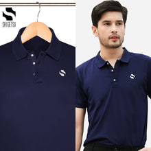 Load image into Gallery viewer, Shigetsu YAMATO plain polo shirt for man
