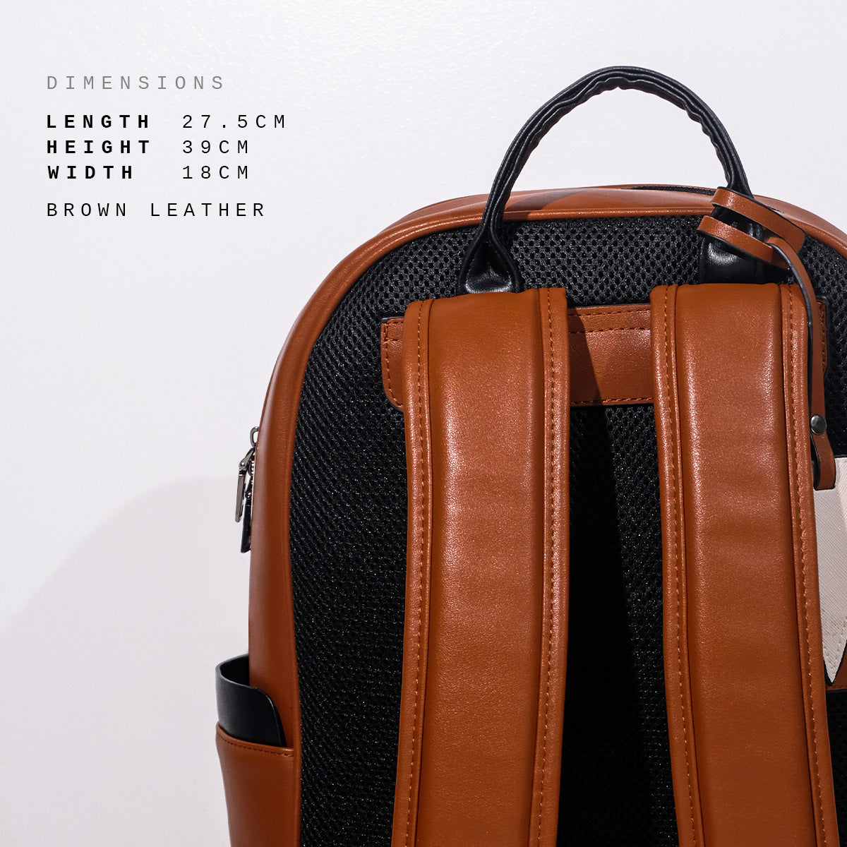 Shigetsu YATIE Leather Backpack for School Men 15 INCHES Laptop Bag