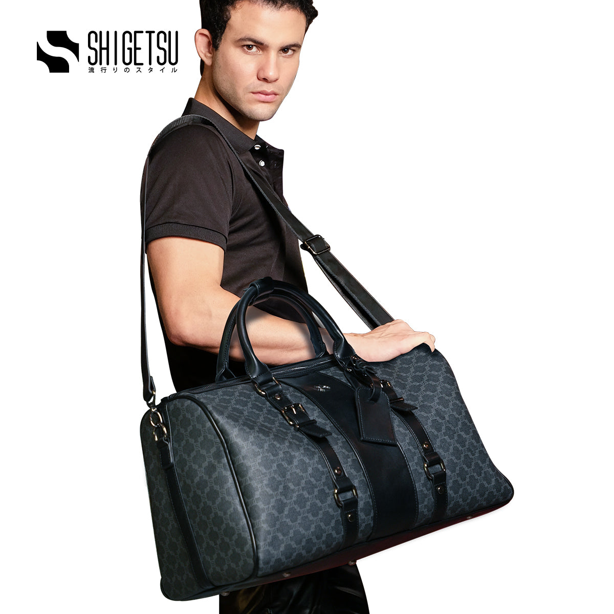 Shigetsu Signature YAO Monogram Duffle Bag for men