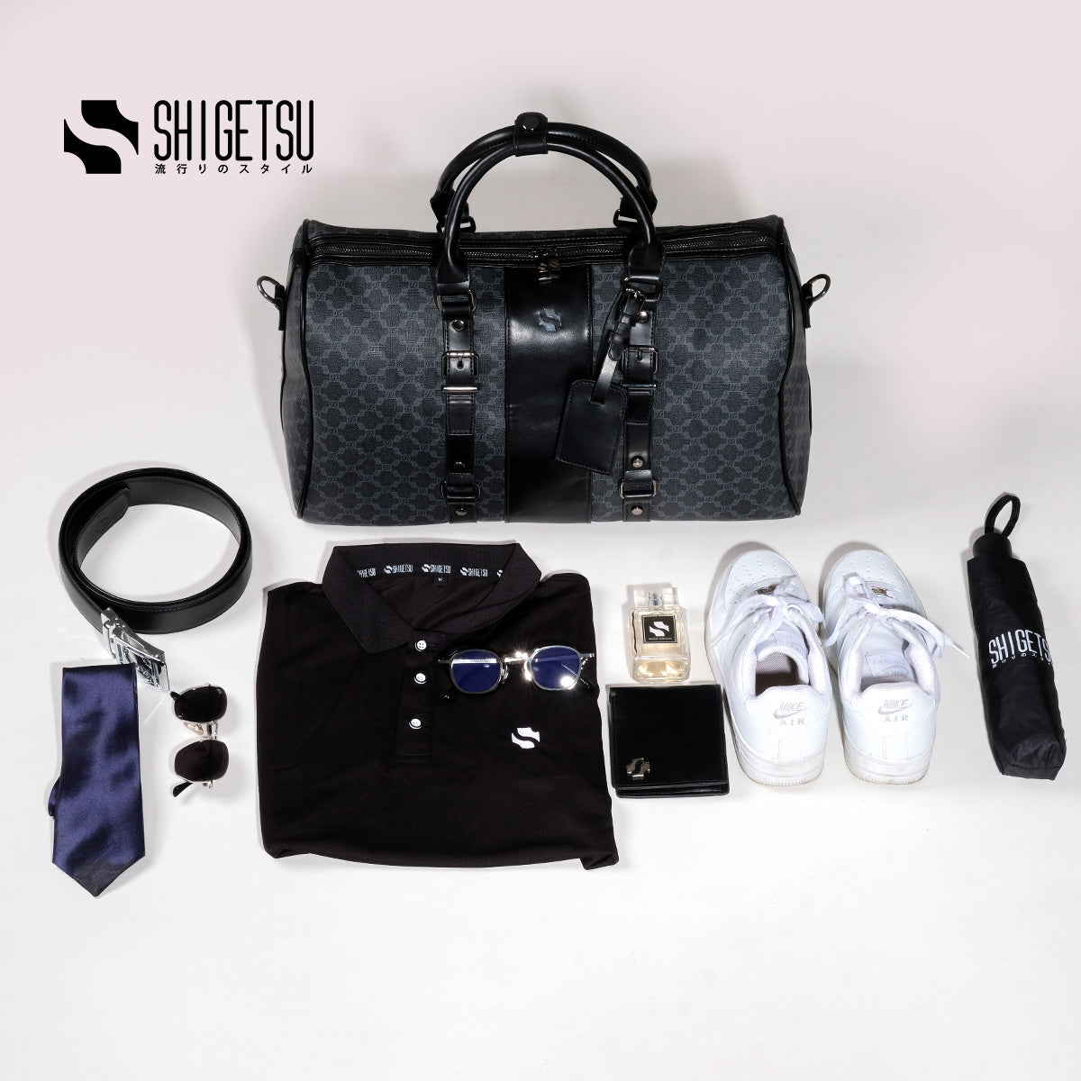 Shigetsu Signature YAO Monogram Duffle Bag for men