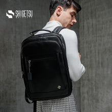 Load image into Gallery viewer, Shigetsu ZAMA Leather Backpack for Men