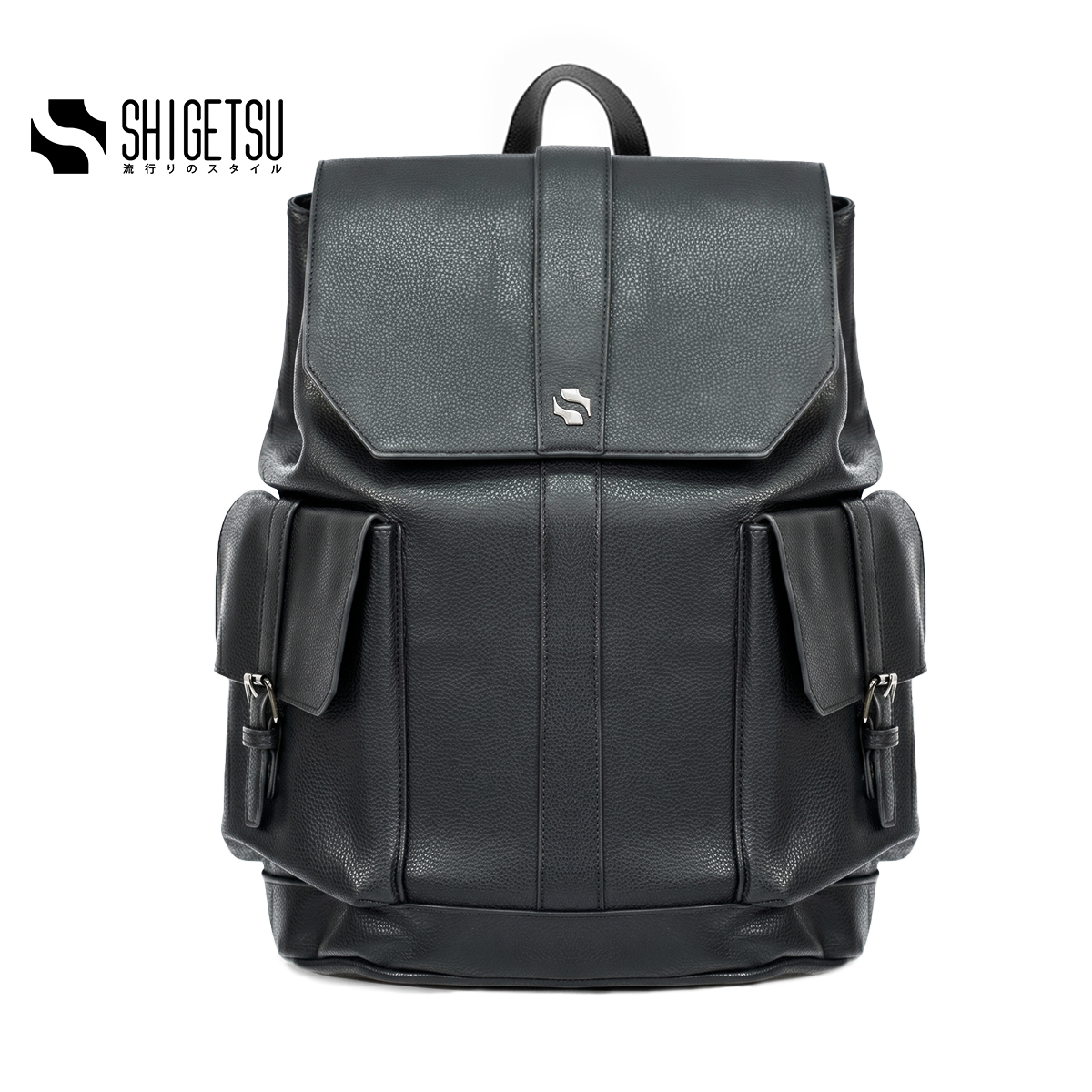 Shigetsu TOKA Leather Backpack Leather Backpack for School Bag Office Bag Casual  Mens Bagpack