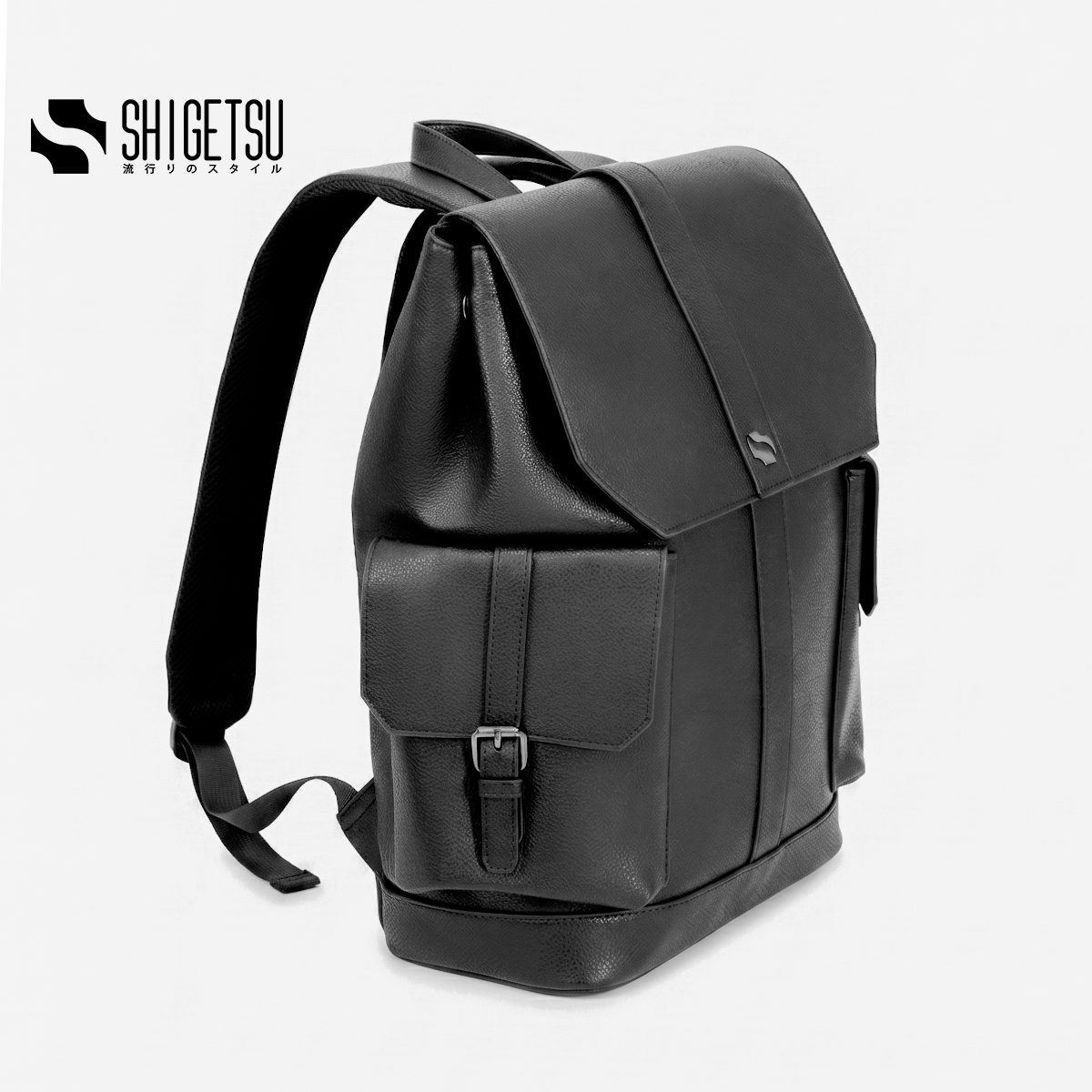 Shigetsu TOKA Leather Backpack Leather Backpack for School Bag Office Bag Casual  Mens Bagpack