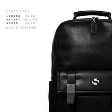 Load image into Gallery viewer, Shigetsu YONAGO Leather Backpack  for School Men