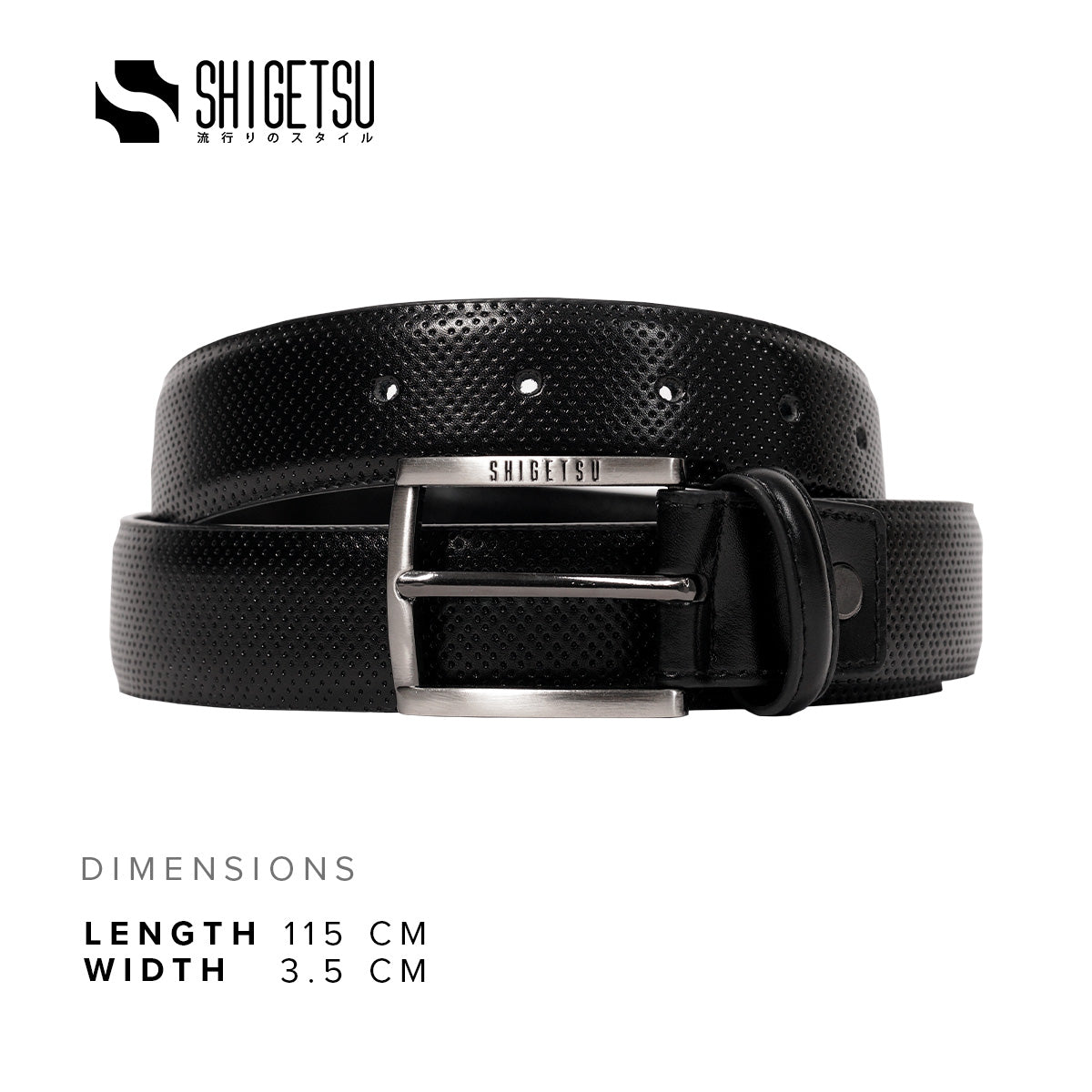 Shigetsu YOKKAICHI Leather Belt Collection for Men original Buckle Belt