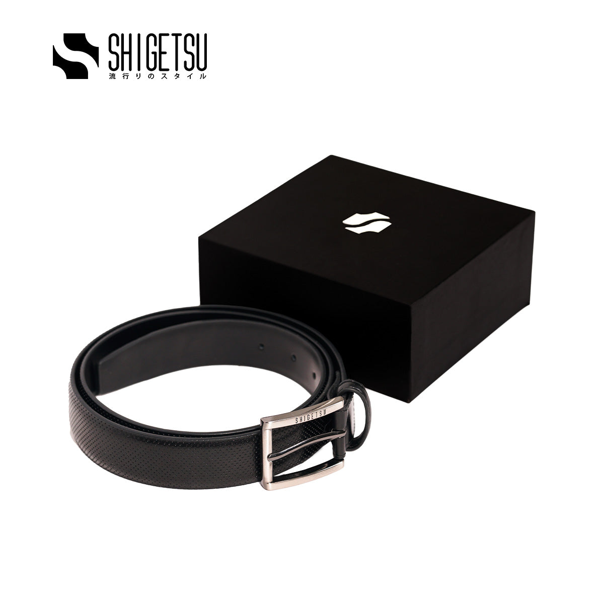 Shigetsu YOKKAICHI Leather Belt Collection for Men original Buckle Belt