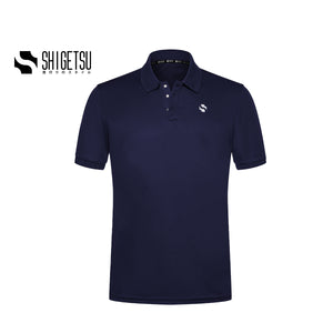 Shigetsu YAMATO plain polo shirt for man